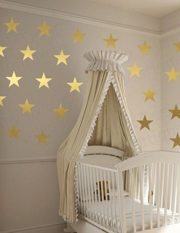 Stars wall stickers kit - all colours and two size options