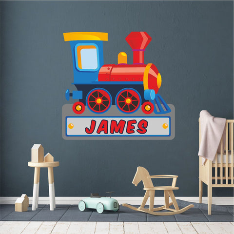 TRAIN PERSONALISED wall sticker