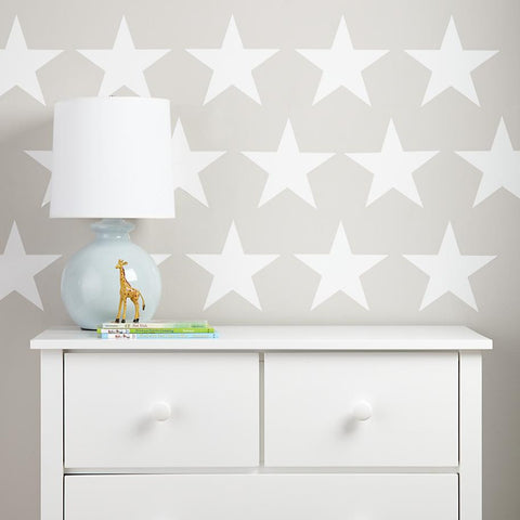 Stars wall stickers kit - all colours and two size options