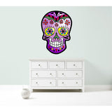 Mexican Sugar Skull Tattoo Design Pink Calavera vinyl wall sticker decal 5 sizes