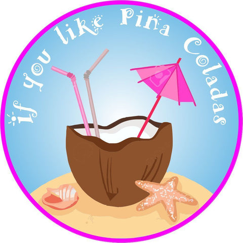 Pina Colada Wall Sticker Decal