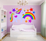 Unicorn Rainbow Wall Sticker