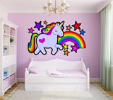 Unicorn Rainbow Wall Sticker