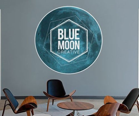 My Business Company logo personalised wall sticker graphic advertising colour Decal shop car van window door promotion marketing